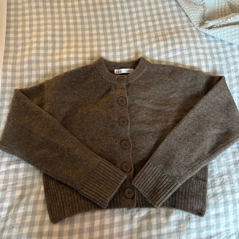 Zara brown cardigan